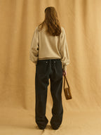 HALF ZIP SWEAT