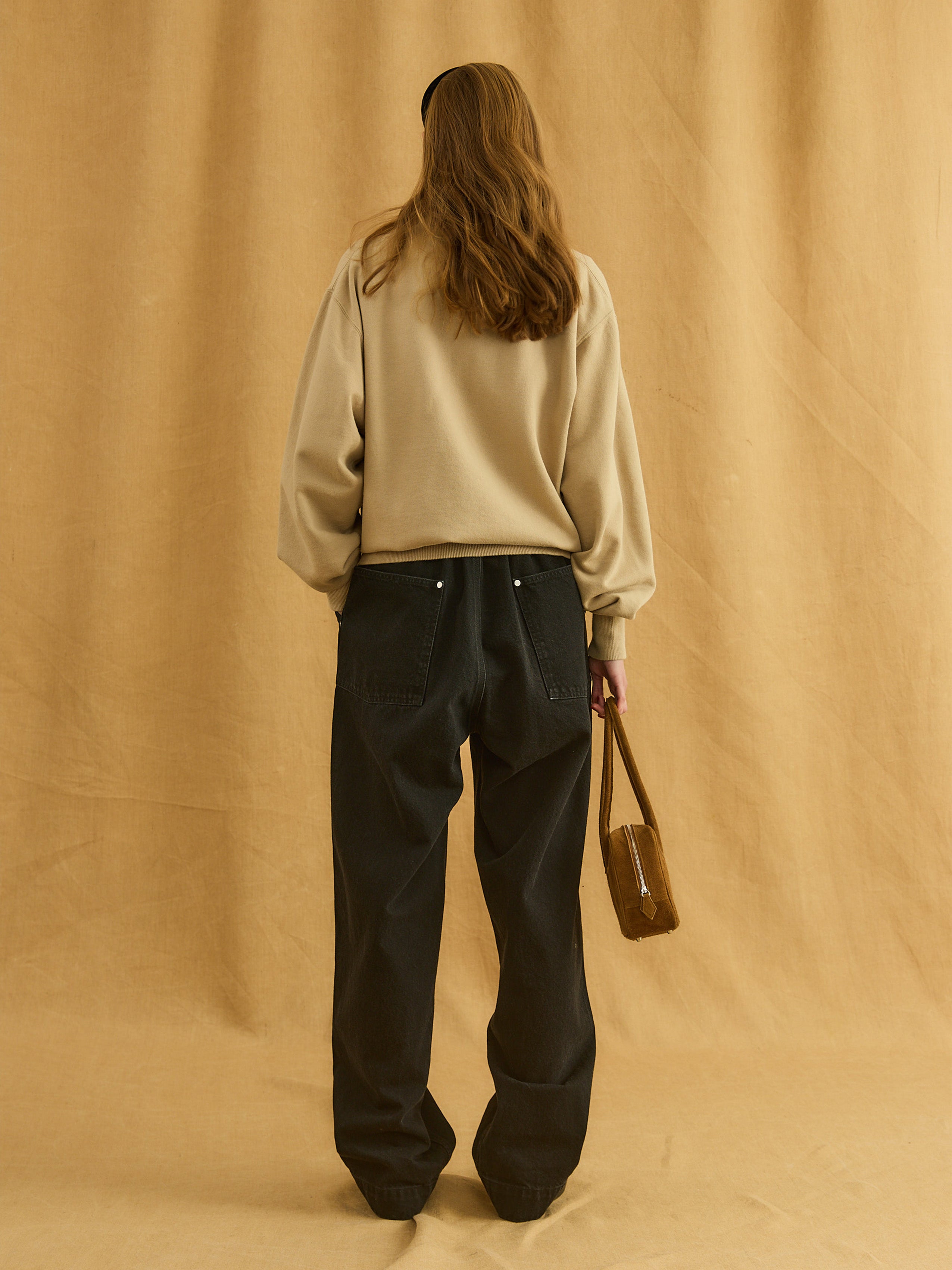 HALF ZIP SWEAT