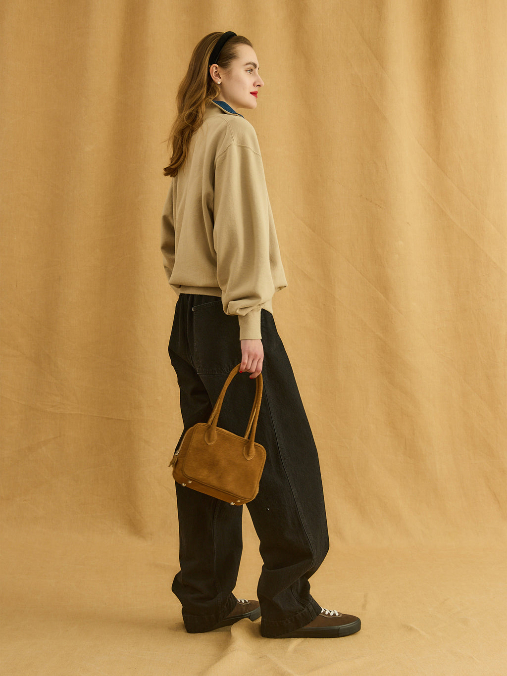HALF ZIP SWEAT