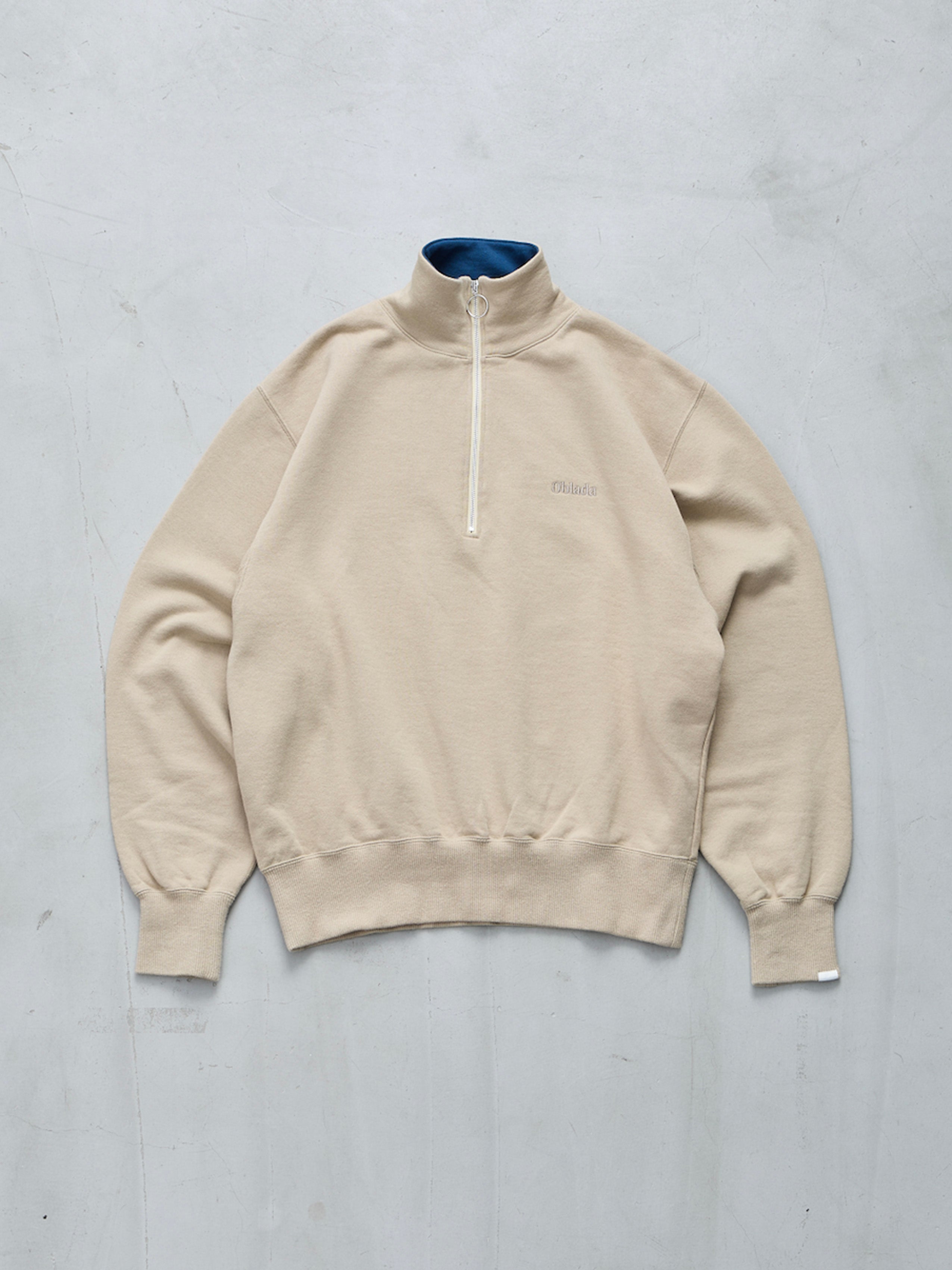 HALF ZIP SWEAT