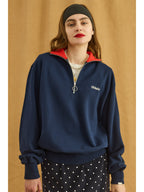 HALF ZIP SWEAT
