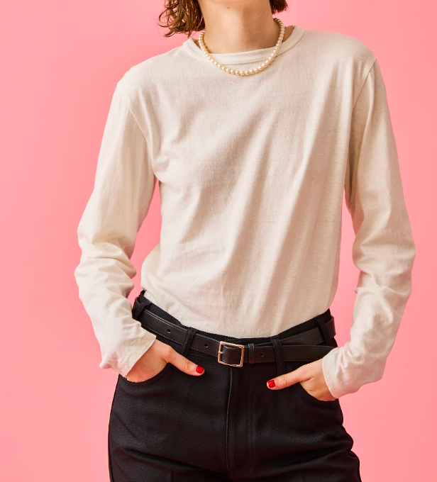 OBLADA COMPACT LONG TEE WHITE 商品画像1