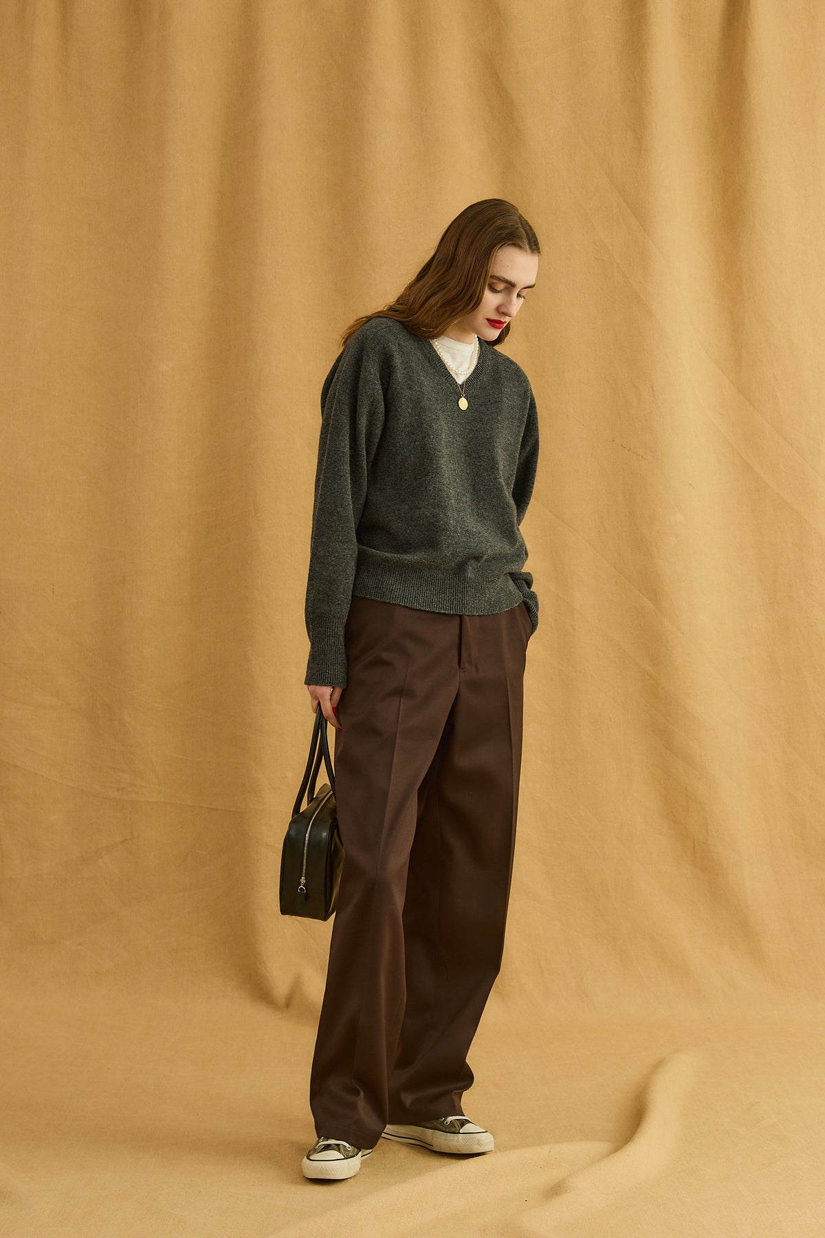 FILL V NECK KNIT