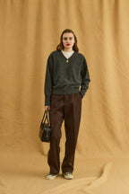 FILL V NECK KNIT