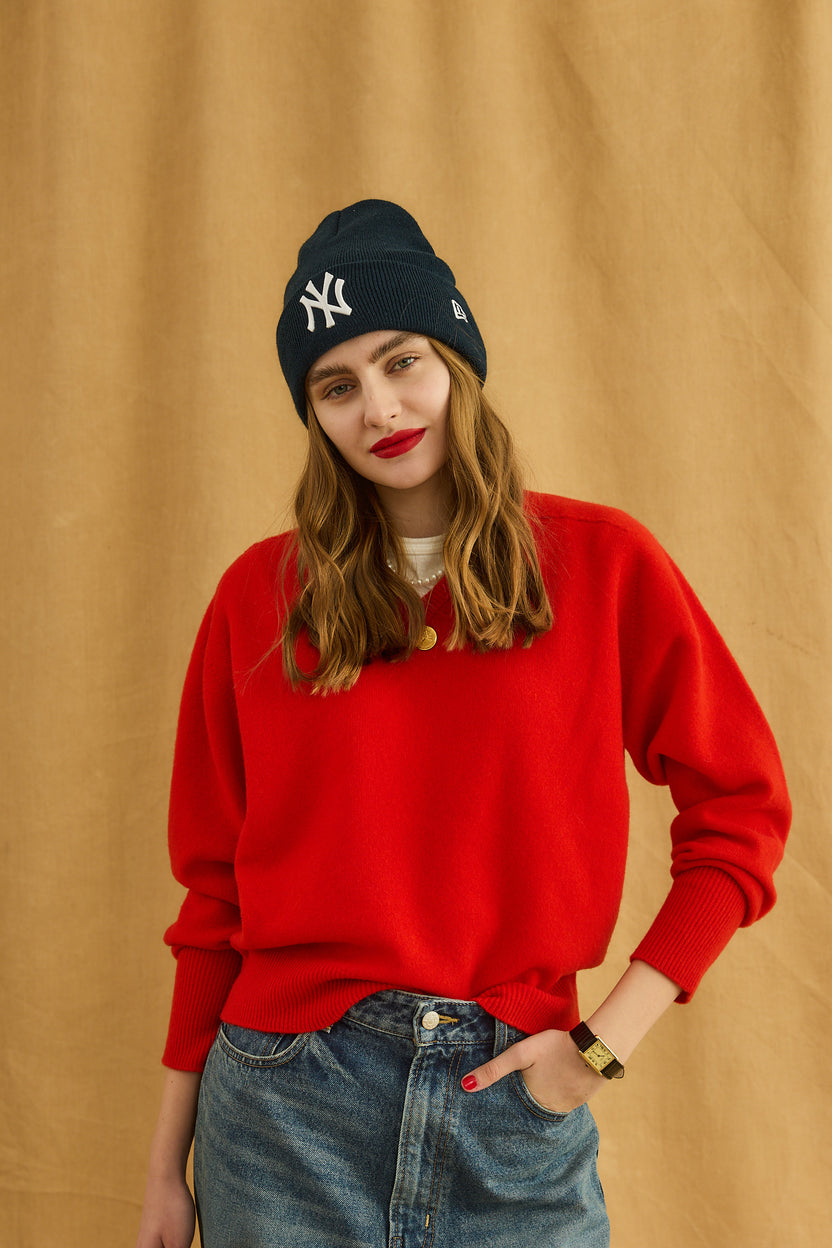 FILL V NECK KNIT