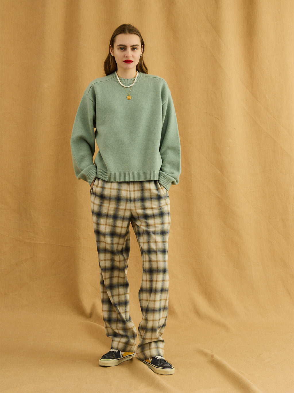 Oblada OMBRE CHECK PANTS 商品画像4