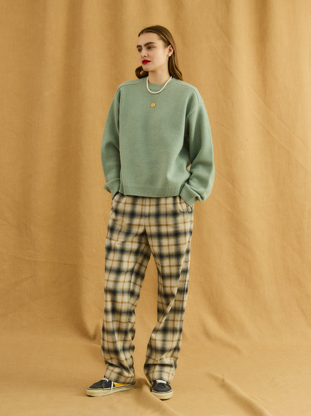 Oblada OMBRE CHECK PANTS 商品画像5
