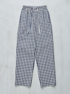 GINGHAM CHECK PANTS