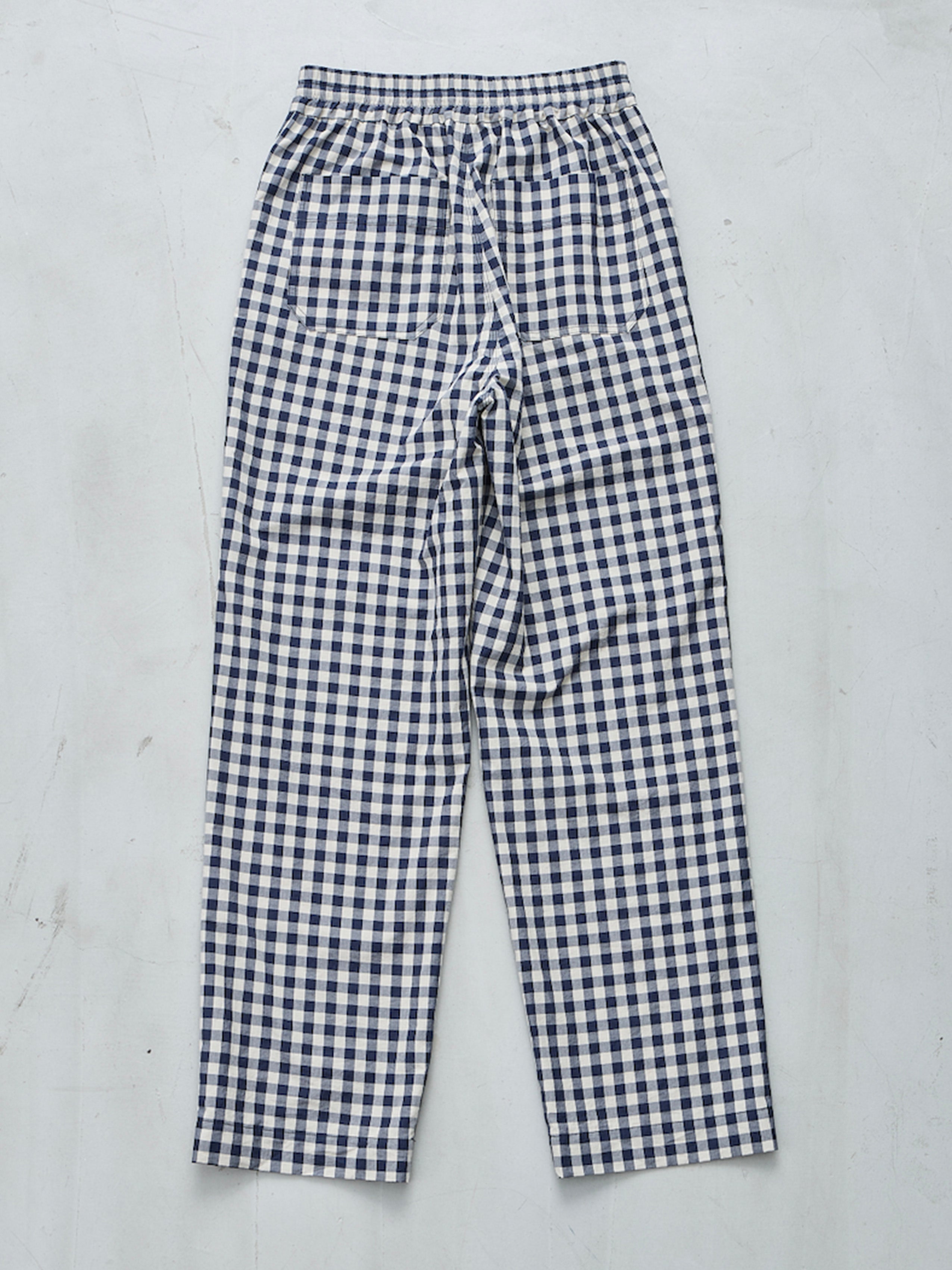 GINGHAM CHECK PANTS