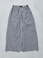 GINGHAM CHECK SKIRT