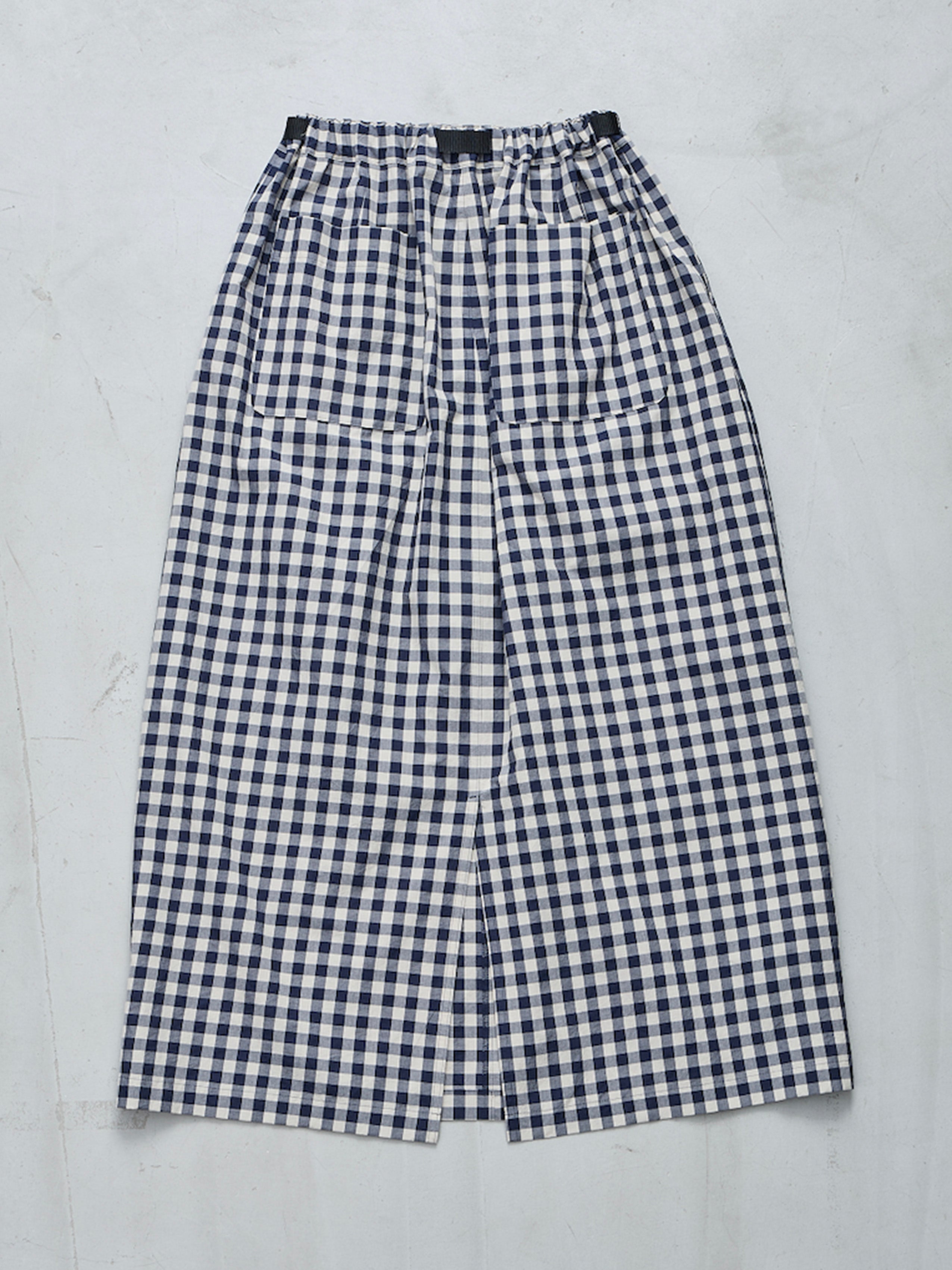 GINGHAM CHECK SKIRT