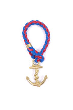 Button Works Anchor WOVEN Bracelet BLUE/RED 商品画像 5