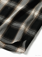 BATONER OMBRE CHECK BAND COLLAR SHIRT 公式商品写真