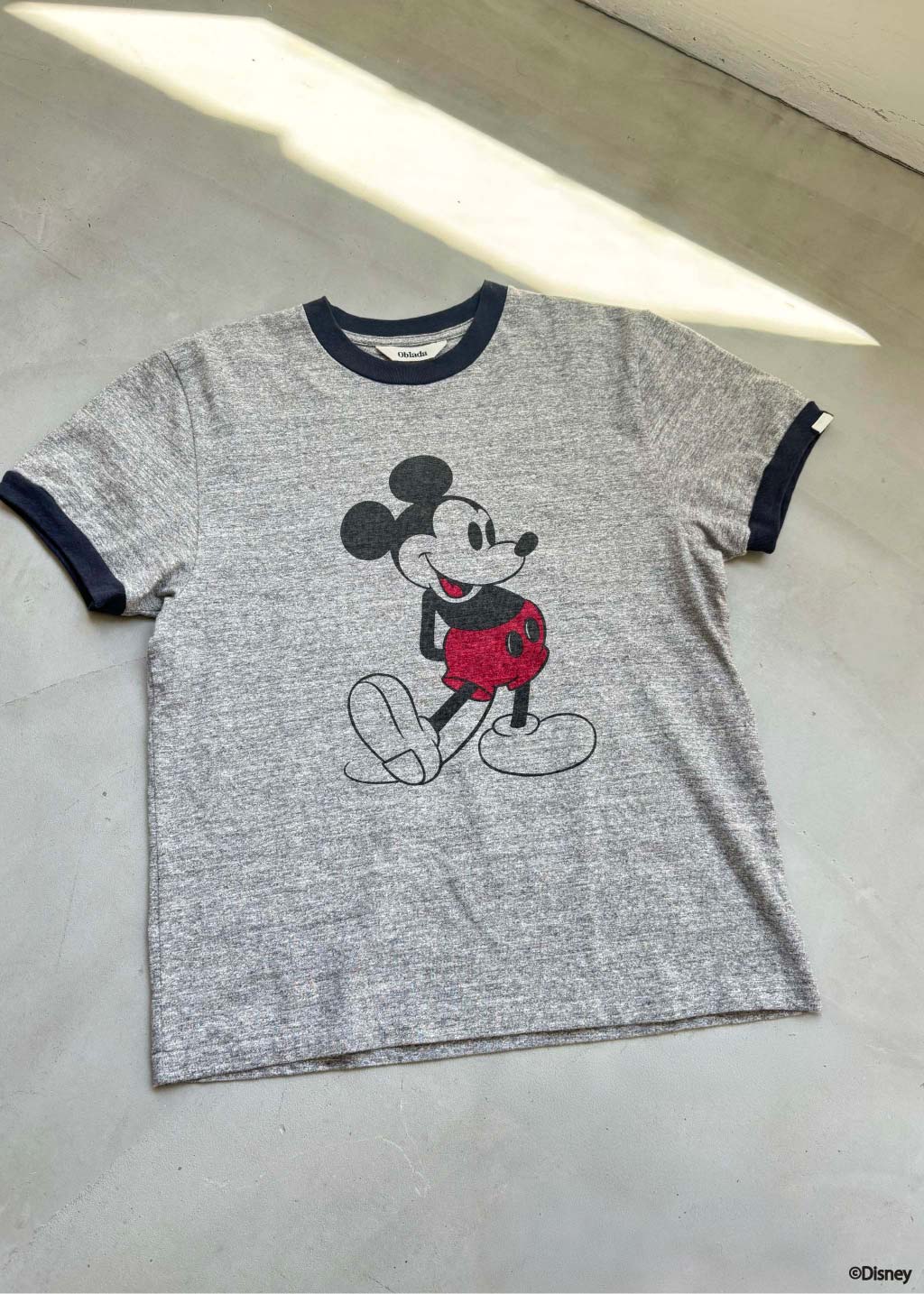 Oblada MICKEY TEE 公式商品写真