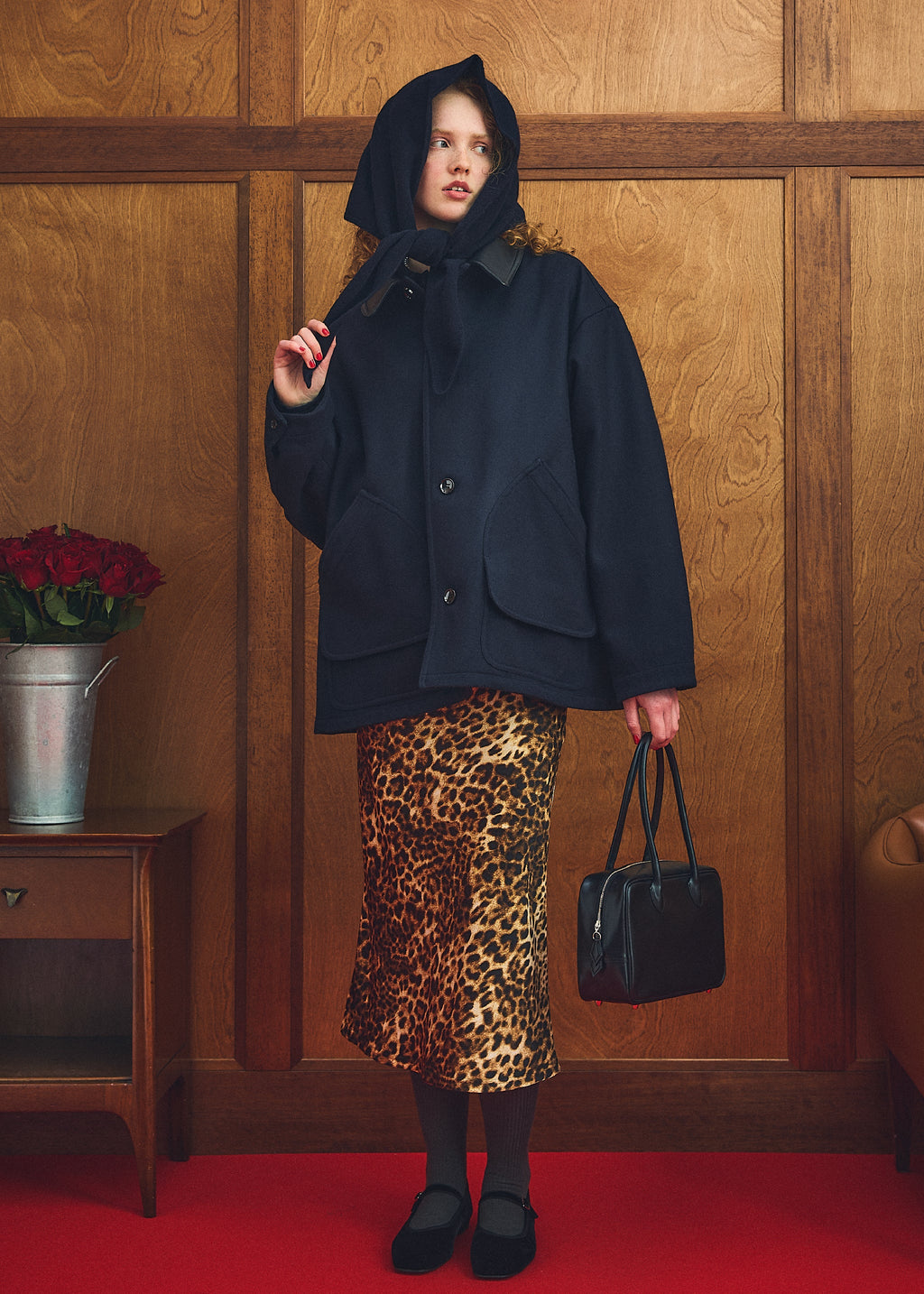 Oblada LEOPARD PRNT SKIRT 公式商品写真
