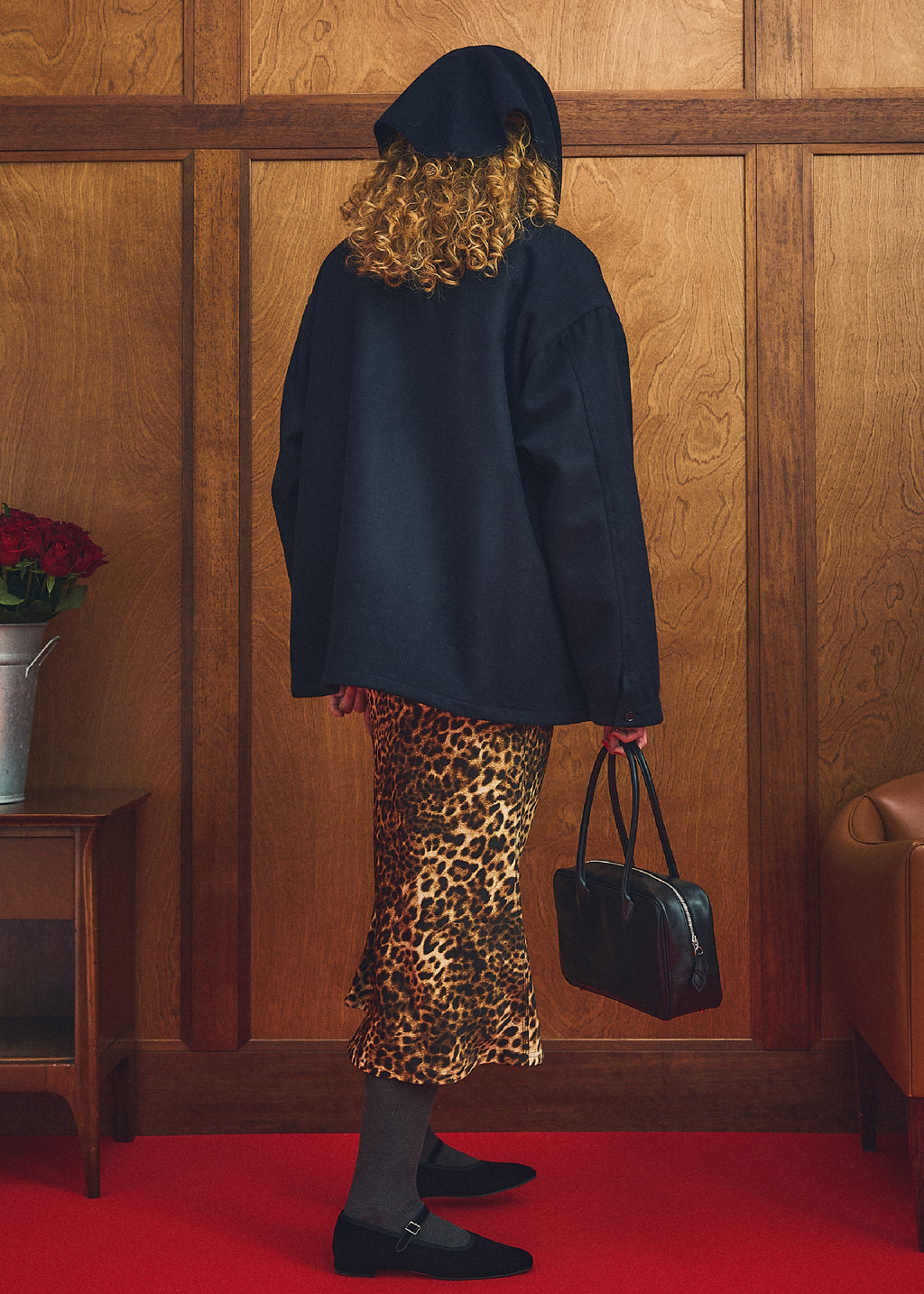 Oblada LEOPARD PRNT SKIRT 公式商品写真