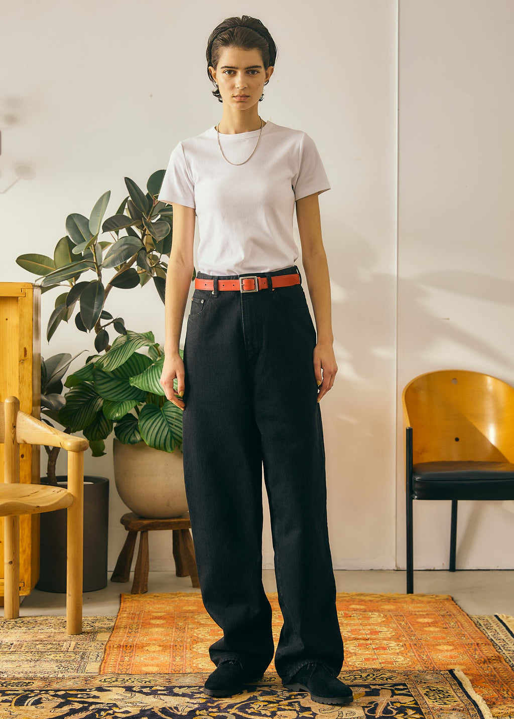Oblada GARRISON BELT RED 着用写真