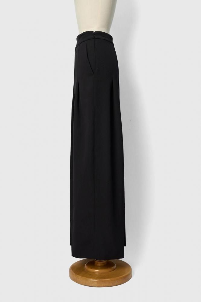 SINME ダーツワイドパンツ ブラック 商品写真