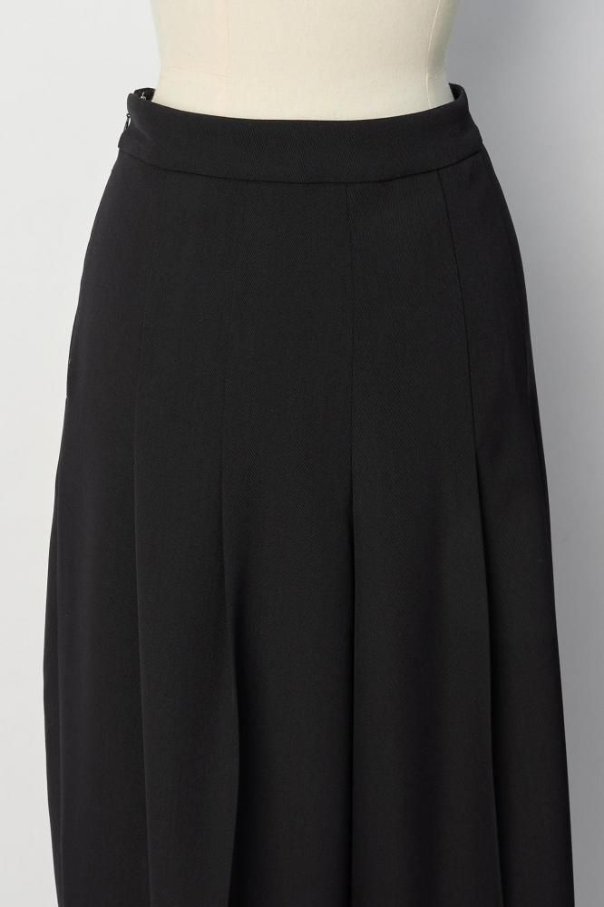 SINME ダーツワイドパンツ ブラック 商品写真