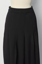 SINME ダーツワイドパンツ ブラック 商品写真