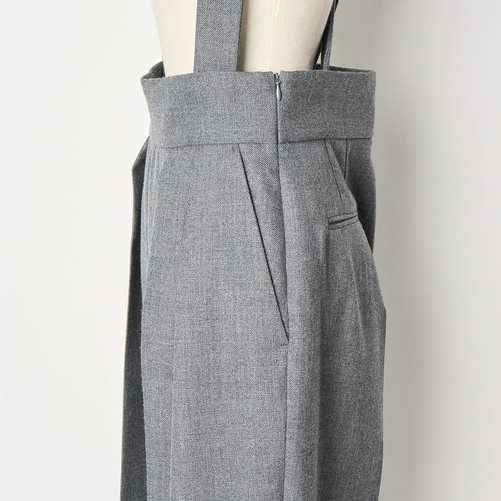 SINME SS15-07 ウールサスペンダーパンツ グレー