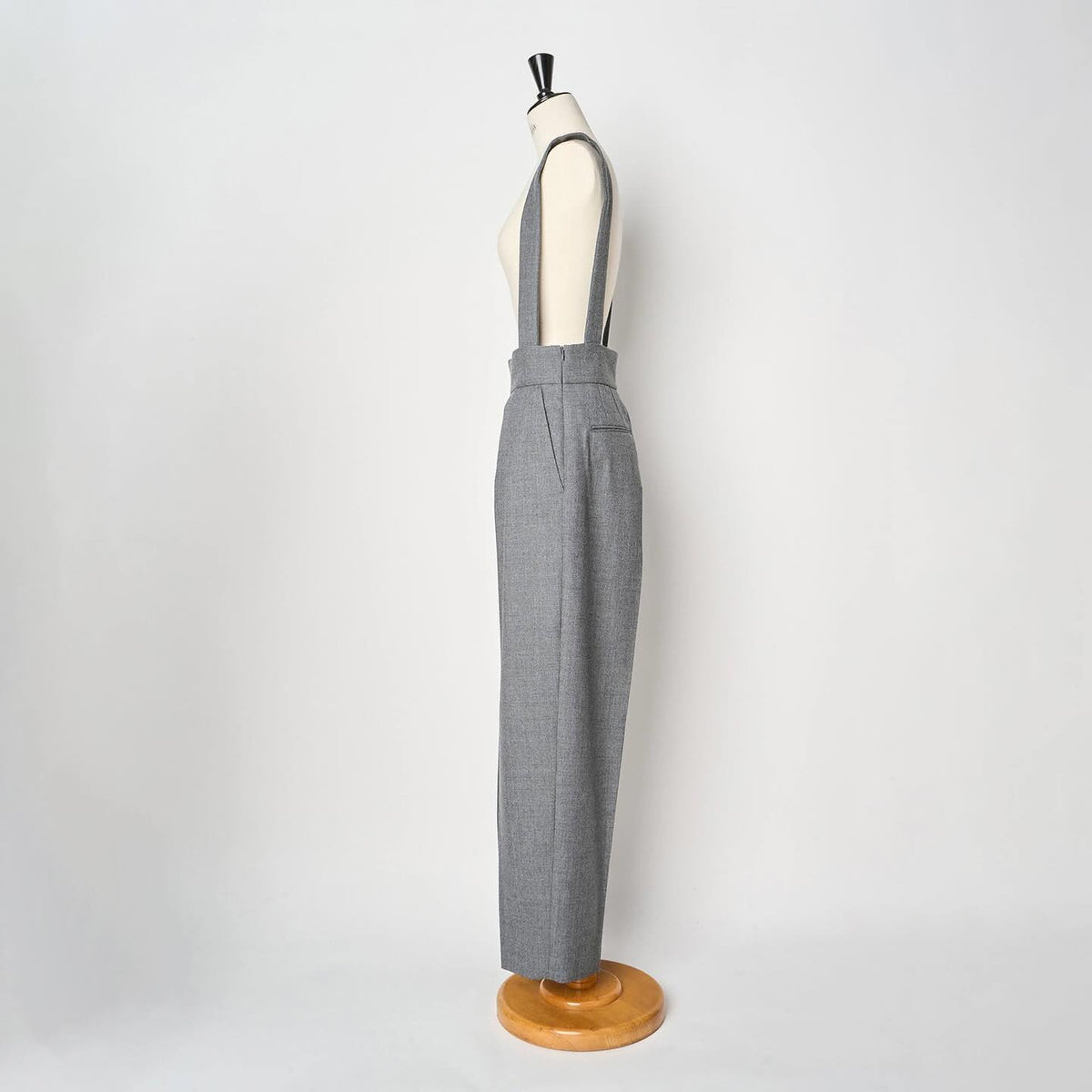 SINME SS15-07 ウールサスペンダーパンツ グレー