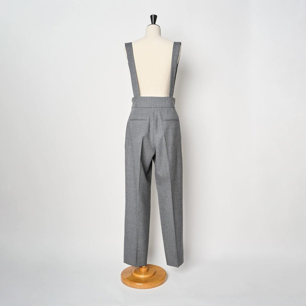 SINME SS15-07 ウールサスペンダーパンツ グレー