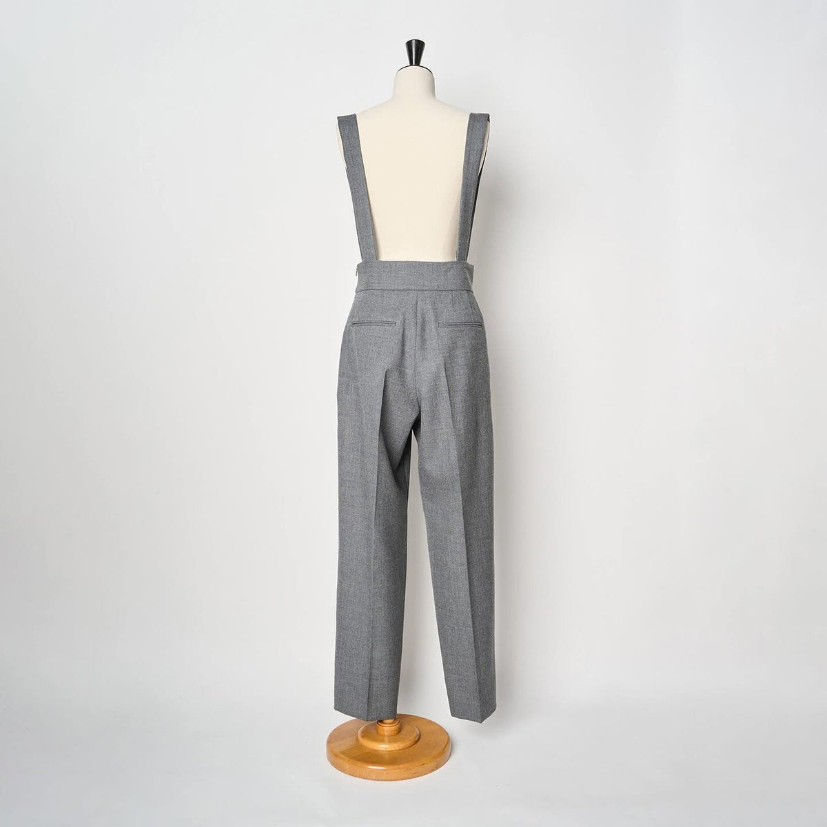 SINME SS15-07 ウールサスペンダーパンツ グレー