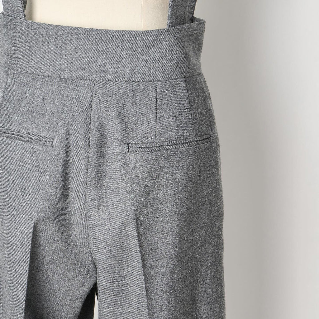 SINME SS15-07 ウールサスペンダーパンツ グレー