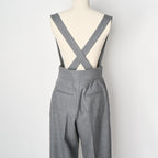 SINME SS15-07 ウールサスペンダーパンツ グレー