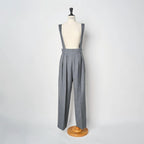 SINME SS15-07 ウールサスペンダーパンツ グレー