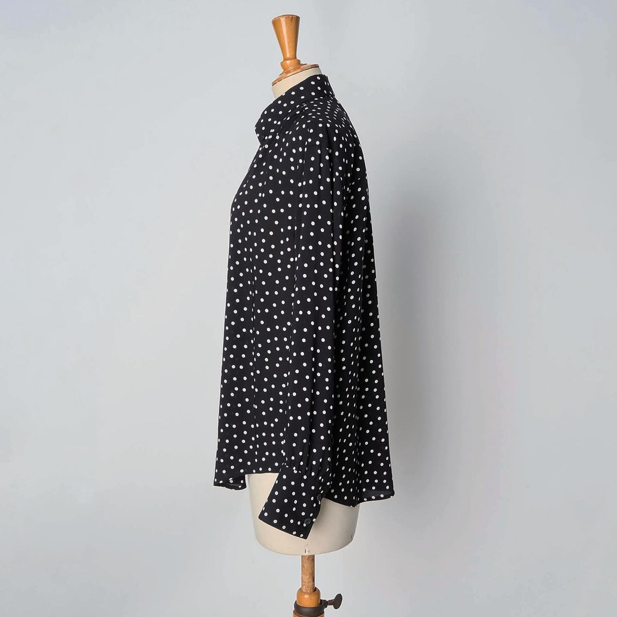 SINME ドットB・Dブラウス SS15-03 ブラック 側面