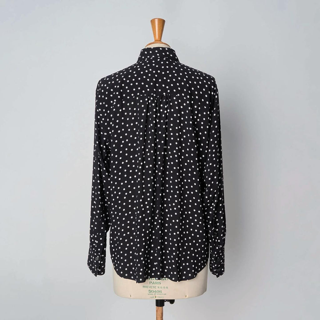 SINME ドットB・Dブラウス SS15-03 ブラック 背面
