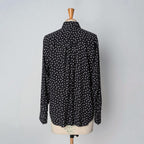 SINME ドットB・Dブラウス SS15-03 ブラック 背面