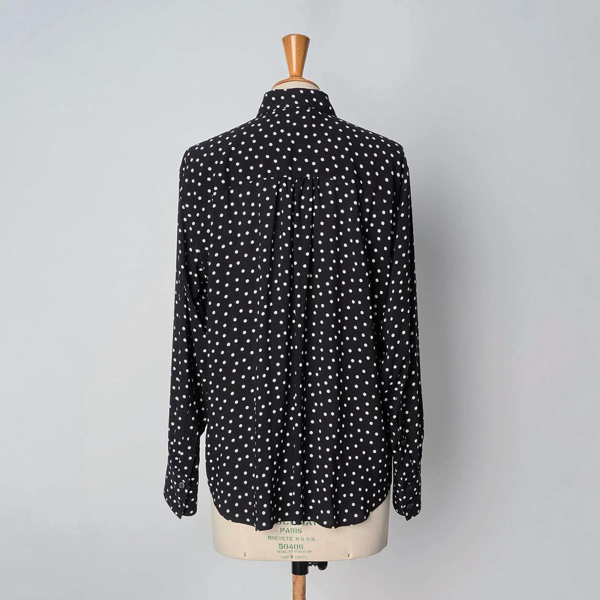 SINME ドットB・Dブラウス SS15-03 ブラック 背面